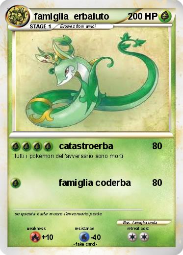 Pokemon famiglia  erbaiuto
