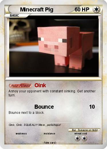 Pokemon Minecraft Pig