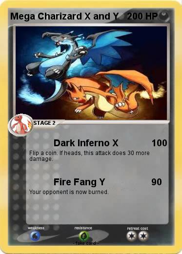 Pokemon Mega Charizard X and Y