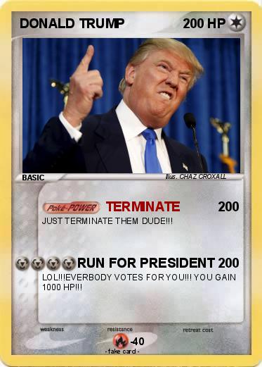 Pokemon DONALD TRUMP