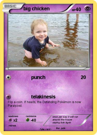 Pokemon big chicken