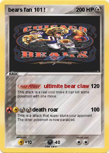 Pokemon bears fan 101 !