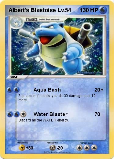 Pokemon Albert's Blastoise Lv.54