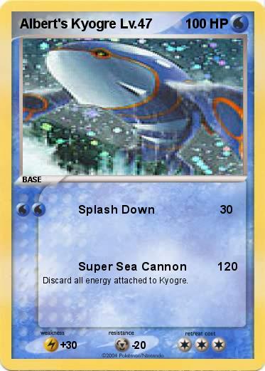 Pokemon Albert's Kyogre Lv.47