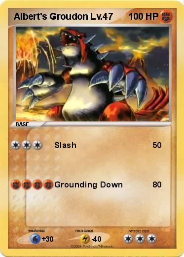 Pokemon Albert's Groudon Lv.47