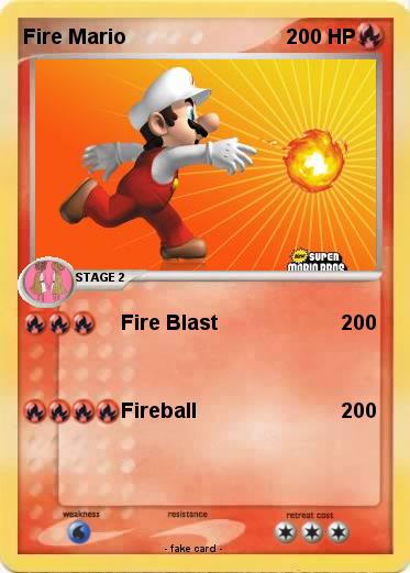 Pokemon Fire Mario