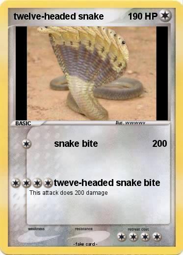 Pokemon twelve-headed snake