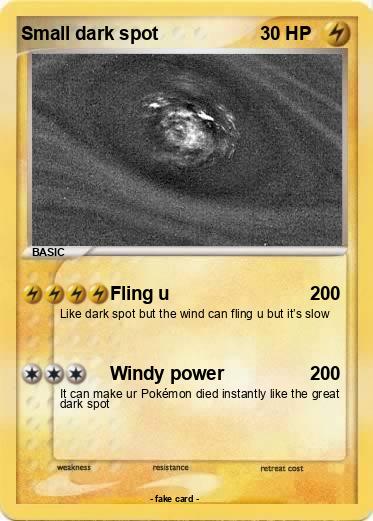Pokemon Small dark spot