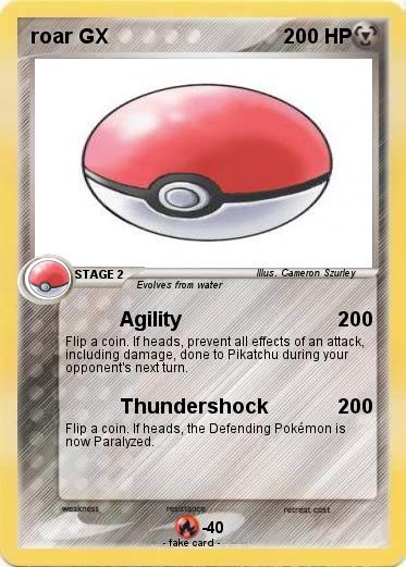 Pokemon roar GX