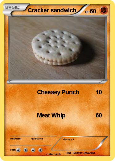 Pokemon Cracker sandwich