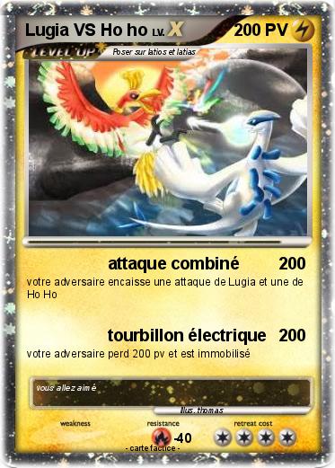Pokemon Lugia VS Ho ho