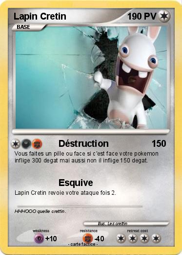 Pokemon Lapin Cretin