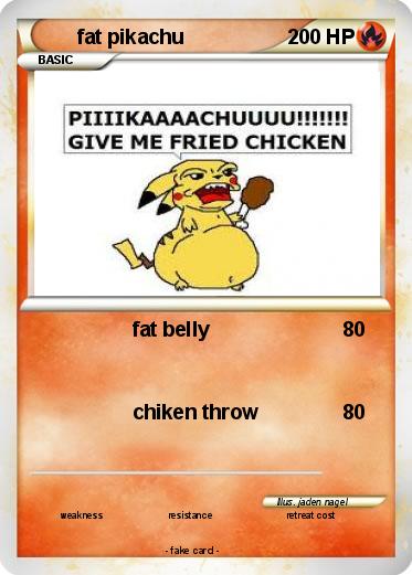 Pokemon fat pikachu