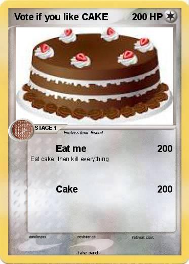 Pokemon Vote if you like CAKE