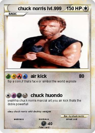 Pokemon chuck norris lvl.999