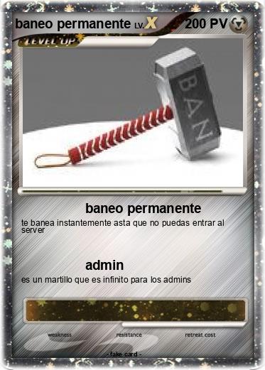 Pokemon baneo permanente