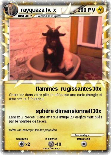 Pokemon rayquaza lv. x