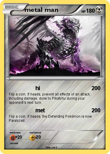 Pokemon metal man