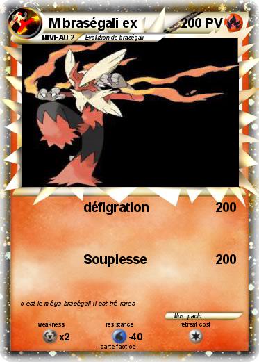 Pokemon M braségali ex