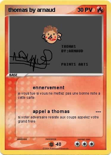 Pokemon thomas by arnaud
