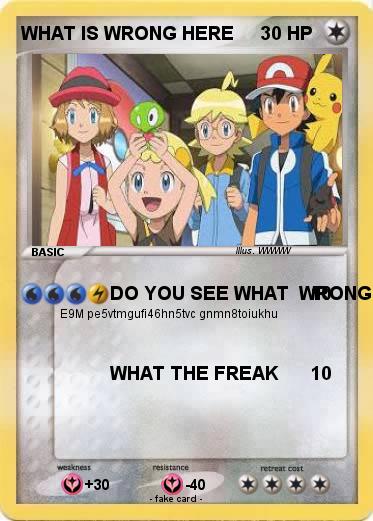 Pokemon WHAT IS WRONG HERE