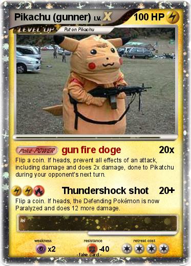 Pokemon Pikachu (gunner)