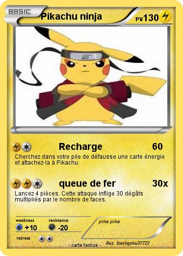 Pokemon Pikachu ninja