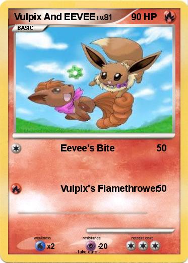 Pokemon Vulpix And EEVEE