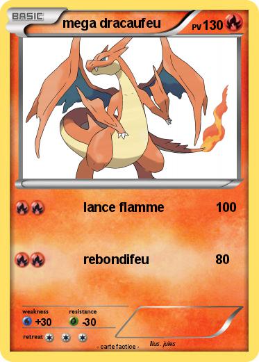 Pokemon mega dracaufeu