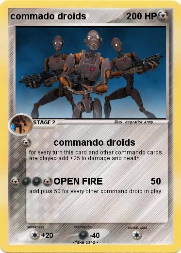 Pokemon commado droids