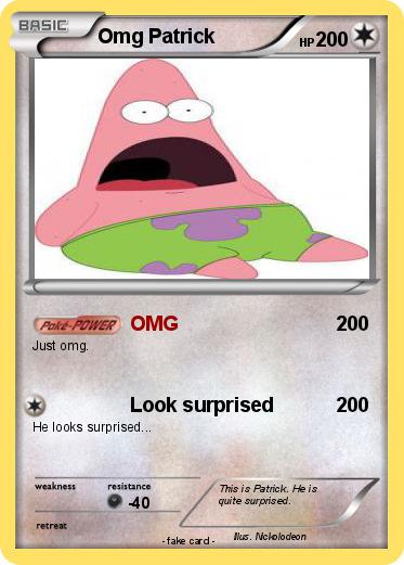 Pokemon Omg Patrick