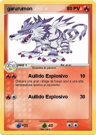 Pokemon garurumon