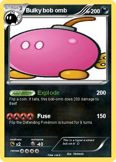Pokemon Bulky bob omb