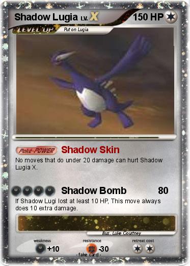 Pokemon Shadow Lugia