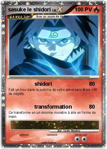 Pokemon sasuke le shidori