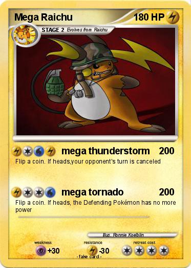 Pokemon Mega Raichu