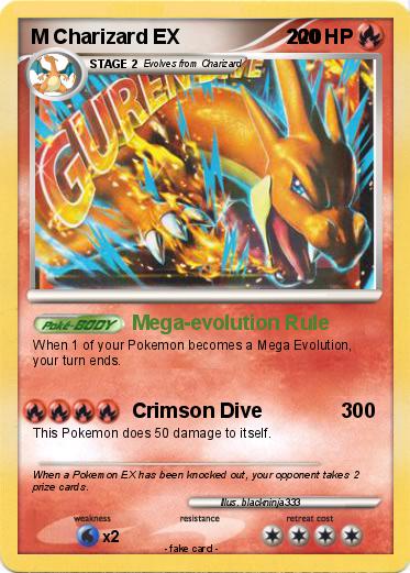 Pokemon M Charizard EX                   220