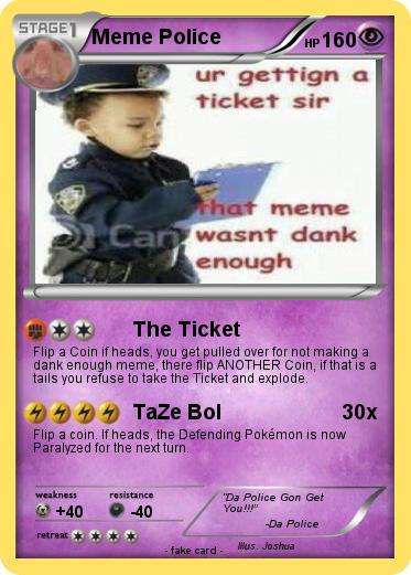 Pokemon Meme Police