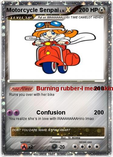 Pokemon Motorcycle Senpai