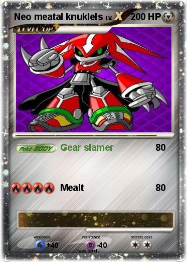 Pokemon Neo meatal knuklels