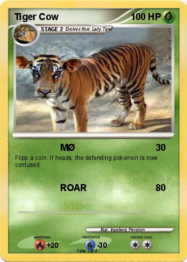 Pokemon Tiger Cow