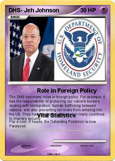Pokemon DHS- Jeh Johnson