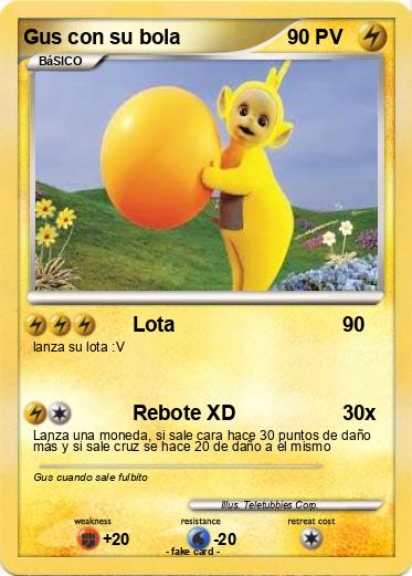 Pokemon Gus con su bola