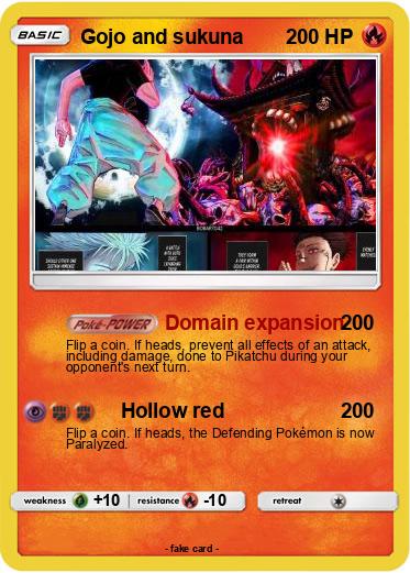 Pokemon Gojo and sukuna