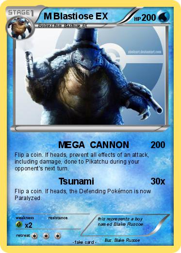 Pokemon M Blastiose EX