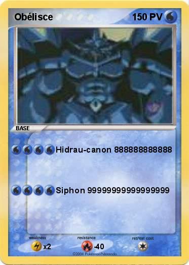 Pokemon Obélisce