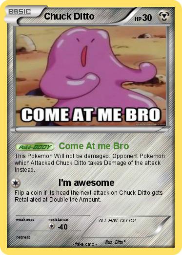 Pokemon Chuck Ditto