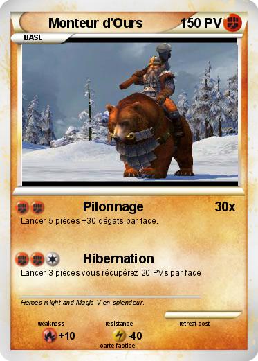 Pokemon Monteur d'Ours