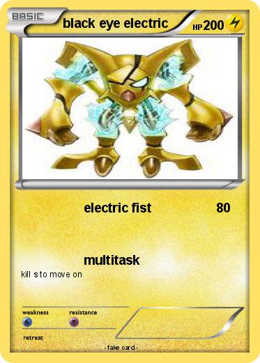 Pokemon black eye electric