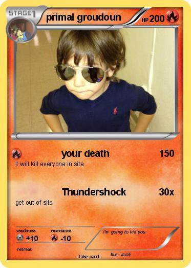 Pokemon primal groudoun